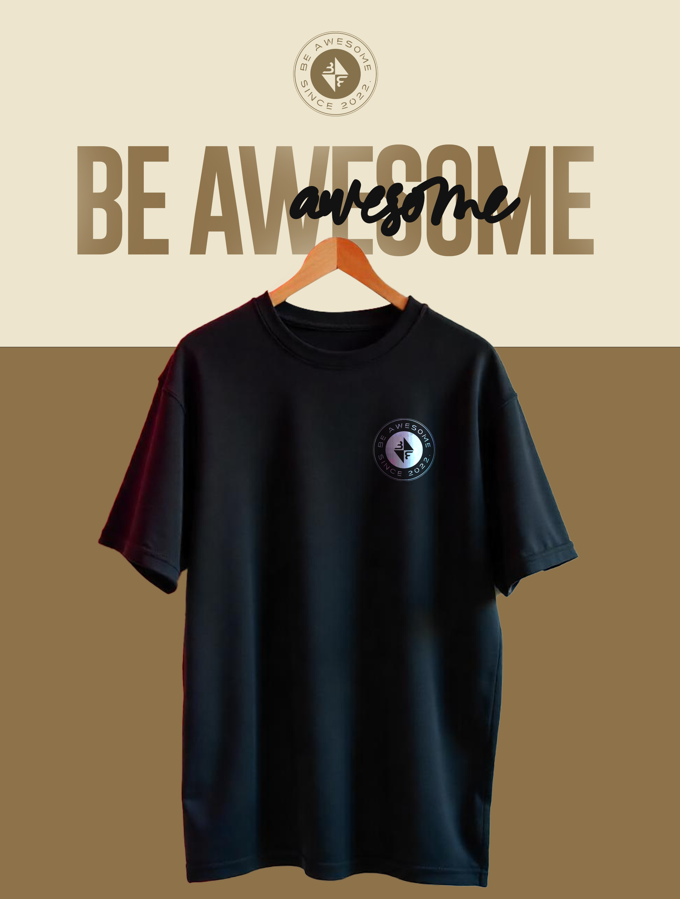 Camiseta BE AWESOME